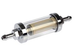 Benzinfilter - Fuelfilter  Universal  3/8  Inline Glas